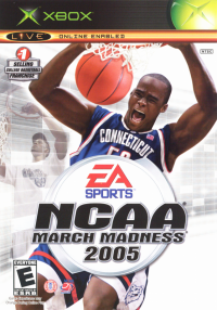 NCAA March Madness 2005 Xbox box art